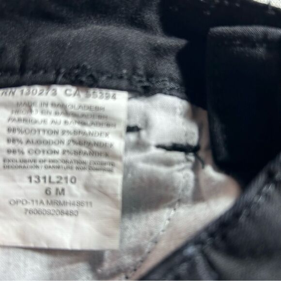 Riders Black Cropped Pants Size 6M, SKU: 13-4207 - Picture 4 of 9